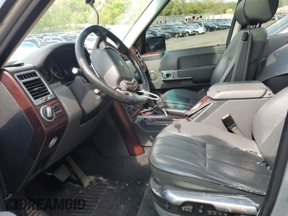 2006 Land Rover Range Rover HSE with VIN SALME15476A228139, listed as a Copart auction lot 56630495 with Not provided miles and Salvage title. Bid and sale history available at DreamBid. Image 7.