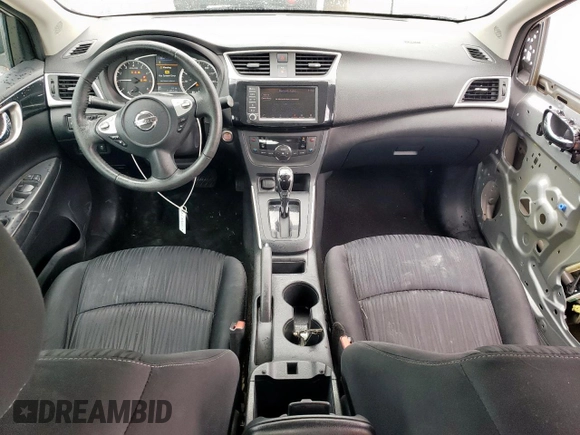 2019 Nissan Sentra SV with VIN 3N1AB7AP0KL613084, listed as a Copart auction lot 55514075 with 115,051 mi miles and Salvage Title. Bid and sale history available at DreamBid. Image 8.