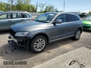 2014 Audi Q5 Premium Plus with VIN WA1LFAFP9EA024279, listed as a Copart auction lot 50871584 with 136,483 mi miles and Salvage Title. Bid and sale history available at carsss.com. Image 1.