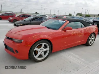 2014 Chevrolet Camaro LT with VIN 2G1FC3D31E9313667, listed as a Copart auction lot 57855215 with 119,908 mi miles and Clean title. Bid and sale history available at DreamBid. Image 1.
