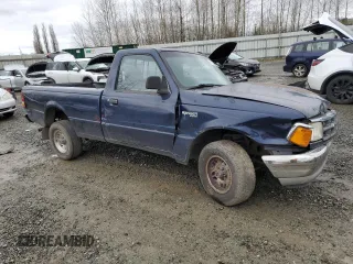 1994 Ford Ranger Splash with VIN 1FTCR10A5RPB03436, listed as a Copart auction lot 48912405 with 245,705 mi miles and Salvage Title. Bid and sale history available at DreamBid. Image 4.