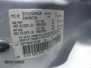 2006 Chrysler PT Cruiser Limited z VIN 3A8FY68B26T281282, wystawiony jako IAAI lot #41130877 z przebiegiem 90 686 mil mil oraz . Historia ofert i sprzedaży dostępna na DreamBid. Obrazek 9.