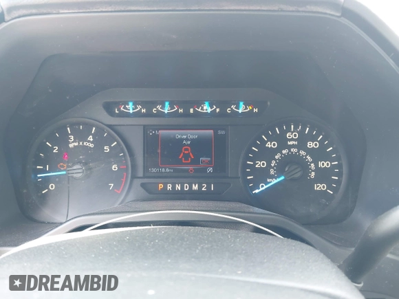 2015 Ford F-150 XL with VIN 1FTEX1CP9FFC31176, listed as a IAAI auction lot 41949354 with 130,118 mi miles. Bid and sale history available at carsss.com. Image 7.