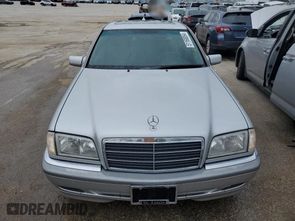 2000 Mercedes-Benz C 230 Kompressor with VIN WDBHA24GXYA821193, listed as a Copart auction lot 51160054 with 152,237 mi miles and Salvage Title. Bid and sale history available at carsss.com. Image 5.