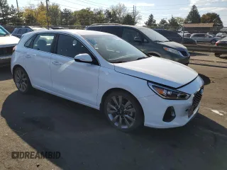 2018 Hyundai Elantra GT Sport with VIN KMHH55LC4JU073160, listed as a Copart auction lot 74827894 with 28,226 mi miles and Clean Title. Bid and sale history available at carsss.com. Image 4.
