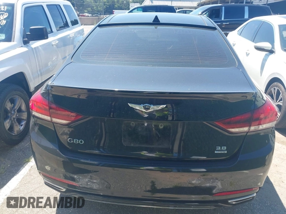 2019 Genesis G80 3.8L with VIN KMHGN4JE6KU296277, listed as a IAAI auction lot 42826288 with 57,471 mi miles and . Bid and sale history available at DreamBid. Image 16.