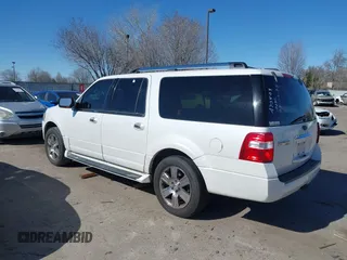 2010 Ford Expedition Max Limited with VIN 1FMJK2A55AEA70503, listed as a IAAI auction lot 41743539 with 266,727 mi miles. Bid and sale history available at carsss.com. Image 3.
