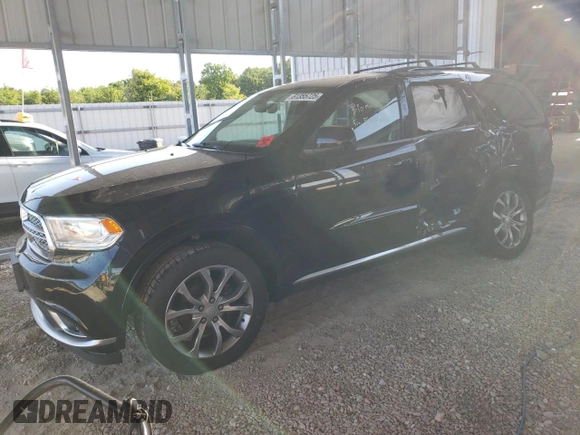 2018 Dodge Durango SXT z VIN 1C4RDJAG9JC483324, wystawiony jako Copart lot #61355725 z przebiegiem 111 175 mil mil oraz Szkoda całkowita • Salvage title. Historia ofert i sprzedaży dostępna na DreamBid. Obrazek 1.