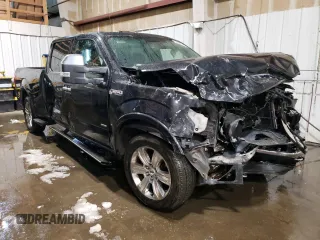 2015 Ford F-150 XLT with VIN 1FTFW1EG9FFD09525, listed as a Copart auction lot 52586755 with 93,817 mi miles and Salvage Title. Bid and sale history available at carsss.com. Image 4.
