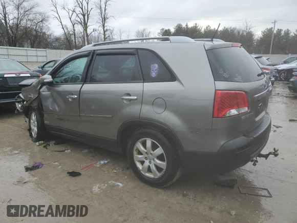 2012 Kia Sorento LX with VIN 5XYKTCA66CG270725, listed as a Copart auction lot 46607405 with Not Provided miles and Non Repairable. Bid and sale history available at DreamBid. Image 2.