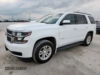 2016 Chevrolet Tahoe LS with VIN 1GNSCAKC0GR178405, listed as a Copart auction lot 58485535 with 141,727 mi miles and Salvage title. Bid and sale history available at DreamBid. Image 1.