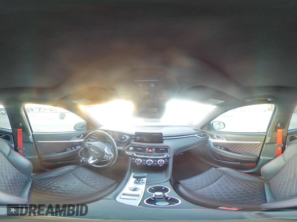 2023 Genesis G70 3.3T with VIN KMTG54TEXPU115465, listed as a Copart auction lot 81239184 with 16,059 mi miles and Salvage Title. Bid and sale history available at DreamBid. Image 13.