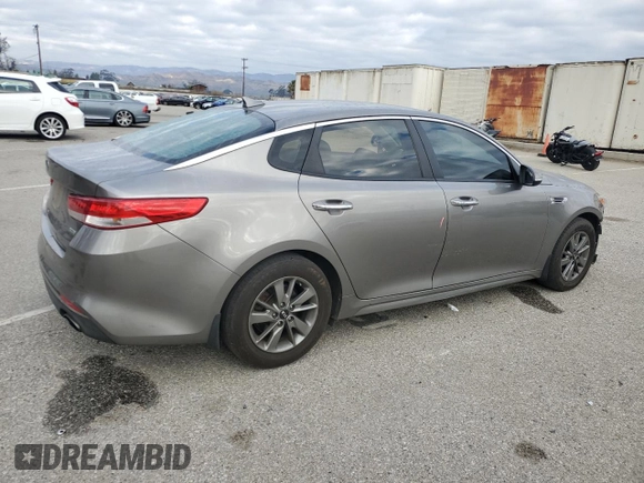 2016 Kia Optima LX Turbo with VIN 5XXGT4L15GG037782, listed as a Copart auction lot 43381115 with 109,015 mi miles and Salvage Title. Bid and sale history available at carsss.com. Image 3.