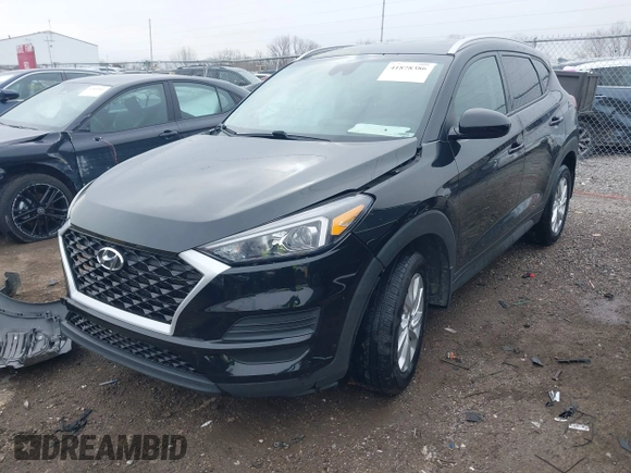 2021 Hyundai Tucson Value with VIN KM8J33A47MU359385, listed as a IAAI auction lot 41878386 with 84,991 mi miles and . Bid and sale history available at DreamBid. Image 19.