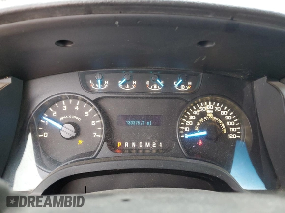 2014 Ford F-150 XL with VIN 1FTMF1CM9EKD28260, listed as a Copart auction lot 53621295 with 130,376 mi miles and Salvage Title. Bid and sale history available at carsss.com. Image 9.
