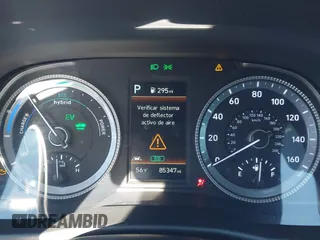 2020 Hyundai Sonata Hybrid Blue with VIN KMHL24JJ1LA009550, listed as a IAAI auction lot 41265226 with 85,347 mi miles. Bid and sale history available at carsss.com. Image 7.