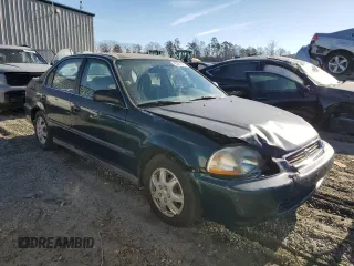 1997 Honda Civic LX with VIN 1HGEJ6676VL022053, listed as a Copart auction lot 46361975 with 270,018 mi miles and Salvage Title. Bid and sale history available at carsss.com. Image 4.