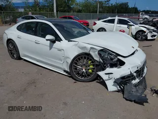 2018 Porsche Panamera 4 E-Hybrid with VIN WP0AE2A74JL130540, listed as a IAAI auction lot 42078444 with 65,981 mi miles and . Bid and sale history available at DreamBid. Image 1.