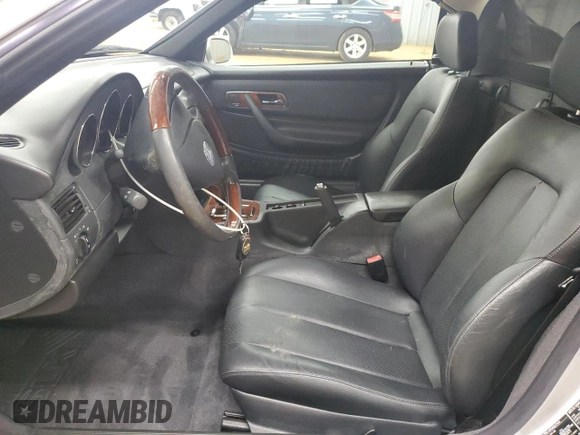 2001 Mercedes-Benz SLK 230/320 with VIN WDBKK65F31F210009, listed as a Copart auction lot 59847695 with 41,252 mi miles and Salvage title. Bid and sale history available at DreamBid. Image 7.