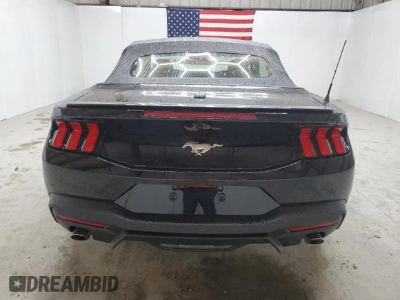 2025 Ford Mustang EcoBoost with VIN 1FAGP8UH1S5106123, listed as a Copart auction lot 47503045 with 535 mi miles and Clean Title. Bid and sale history available at carsss.com. Image 6.