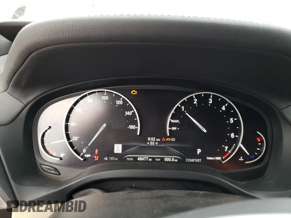 2021 BMW X3 sDrive30i with VIN 5UXTY3C07M9E82696, listed as a Copart auction lot 86355834 with 46,477 mi miles and Salvage Title. Bid and sale history available at carsss.com. Image 9.