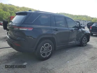 2022 Jeep Grand Cherokee Trailhawk with VIN 1C4RJHCG7N8574289, listed as a Copart auction lot 56333165 with 23,522 mi miles and Salvage title. Bid and sale history available at DreamBid. Image 3.