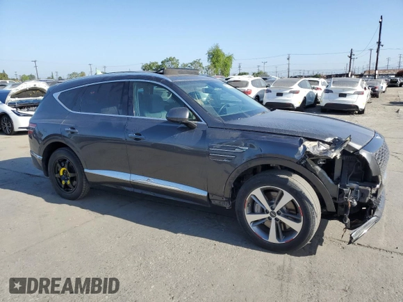 2022 Genesis GV80 z VIN KMUHCESC7NU076679, wystawiony jako Copart lot #57894835 z przebiegiem 49 882 mil mil oraz Szkoda całkowita • Salvage title. Historia ofert i sprzedaży dostępna na DreamBid. Obrazek 4.