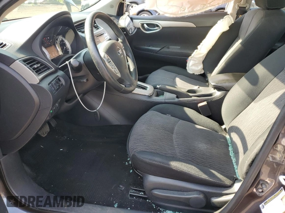 2014 Nissan Sentra SV with VIN 3N1AB7AP7EY321083, listed as a Copart auction lot 60710205 with 75,087 mi miles and Salvage title. Bid and sale history available at DreamBid. Image 7.