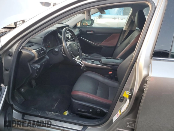 2019 Lexus IS with VIN JTHBA1D26K5085955, listed as a Copart auction lot 79029424 with 40,555 mi miles and Salvage Title. Bid and sale history available at carsss.com. Image 7.