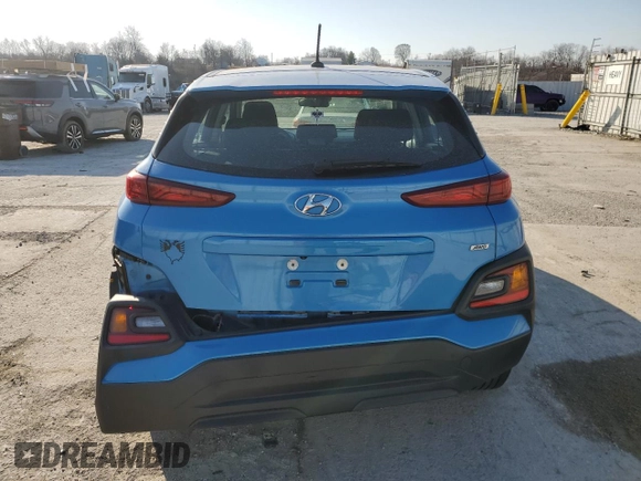 2019 Hyundai Kona SE with VIN KM8K1CAA7KU297886, listed as a Copart auction lot 48063155 with 105,208 mi miles and Salvage Title. Bid and sale history available at carsss.com. Image 6.