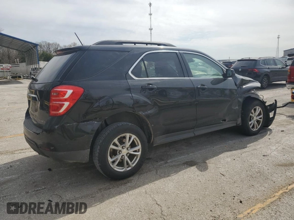 2016 Chevrolet Equinox LT with VIN 2GNALCEK7G6147884, listed as a Copart auction lot 52545355 with 137,435 mi miles and Salvage Title. Bid and sale history available at DreamBid. Image 3.