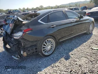 2017 Genesis G80 3.8L with VIN KMHGN4JE0HU176175, listed as a Copart auction lot 72131724 with 145,956 mi miles and Salvage Title. Bid and sale history available at carsss.com. Image 3.