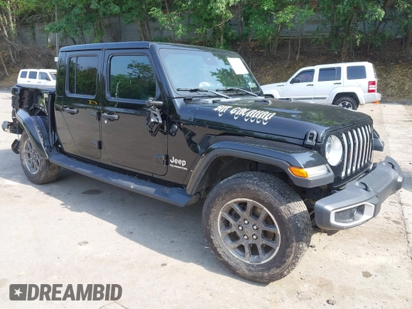2020 Jeep Gladiator Overland with VIN 1C6HJTFG8LL176164, listed as a IAAI auction lot 42482369 with 80,009 mi miles and . Bid and sale history available at DreamBid. Image 1.
