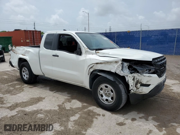 2024 Nissan Frontier S with VIN 1N6ED1CL8RN640752, listed as a Copart auction lot 62077035 with 14,425 mi miles and Salvage title. Bid and sale history available at DreamBid. Image 4.