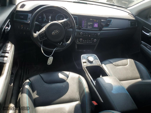 2019 Kia Niro EV EX Premium with VIN KNDCE3LG7K5026741, listed as a Copart auction lot 66387604 with 62,733 mi miles and Salvage Title. Bid and sale history available at carsss.com. Image 8.