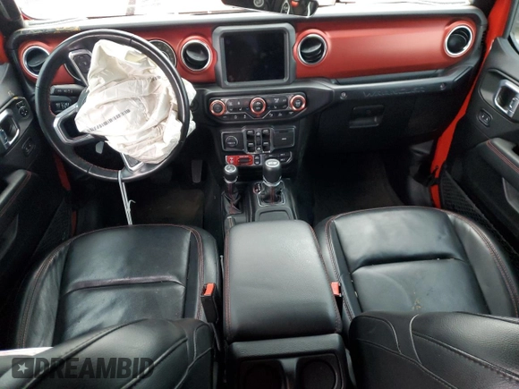 2022 Jeep Wrangler Unlimited Rubicon with VIN 1C4JJXFG9NW126974, listed as a Copart auction lot 88330725 with Not provided miles and Salvage title. Bid and sale history available at DreamBid. Image 8.