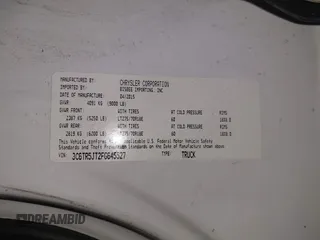 2015 Ram 2500 SLT z VIN 3C6TR5JT2FG645527, wystawiony jako IAAI lot #41711532 z przebiegiem 178 185 mil mil oraz . Historia ofert i sprzedaży dostępna na DreamBid. Obrazek 9.
