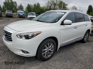 2014 Infiniti QX60 with VIN 5N1AL0MM3EC515505, listed as a Copart auction lot 56511665 with 128,482 mi miles and Salvage title. Bid and sale history available at DreamBid. Image 1.