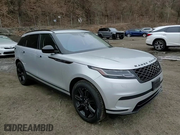 2019 Land Rover Range Rover Velar S with VIN SALYB2FVXKA221154, listed as a Copart auction lot 42615465 with 56,435 mi miles and Salvage title. Bid and sale history available at DreamBid. Image 12.