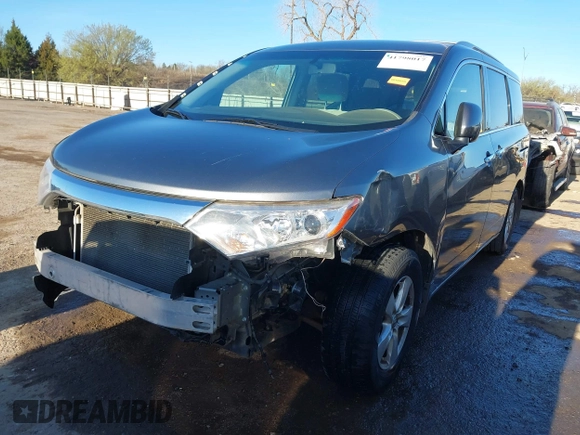 2015 Nissan Quest SV with VIN JN8AE2KP2F9130611, listed as a IAAI auction lot 41798017 with 79,228 mi miles. Bid and sale history available at carsss.com. Image 18.