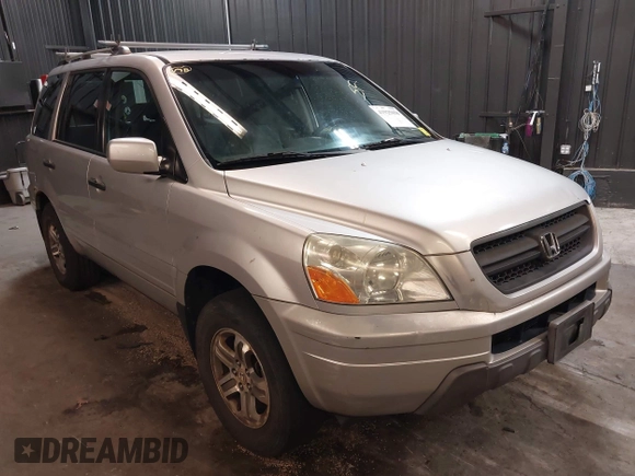 2005 Honda Pilot EX with VIN 5FNYF18465B031034, listed as a IAAI auction lot 41925858 with 194,211 mi miles and . Bid and sale history available at DreamBid. Image 1.