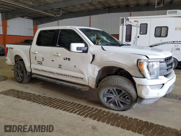 2022 Ford F-150 XL with VIN 1FTEW1EP6NKD84751, listed as a Copart auction lot 51076105 with 71,848 mi miles and Salvage Title. Bid and sale history available at carsss.com. Image 4.