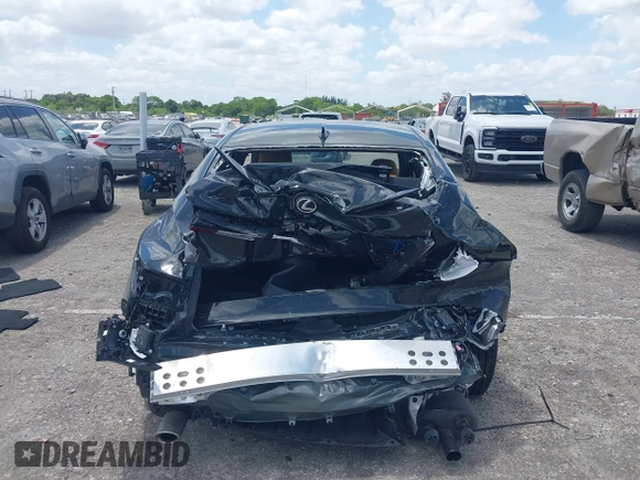2025 Lexus IS 350 F Sport with VIN JTHBZ1B2XS5084514, listed as a IAAI auction lot 42125934 with 2,200 mi miles and . Bid and sale history available at DreamBid. Image 16.