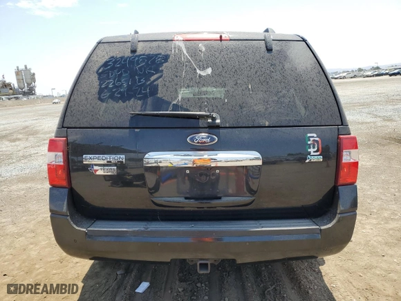 2014 Ford Expedition EL XLT with VIN 1FMJK1H56EEF07057, listed as a Copart auction lot 64279484 with 107,346 mi miles and Salvage Title. Bid and sale history available at carsss.com. Image 6.