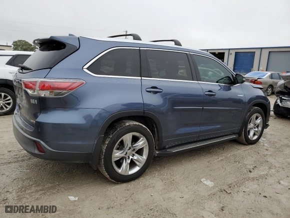 2014 Toyota Highlander Hybrid Limited with VIN 5TDDCRFH9ES005650, listed as a Copart auction lot 79825664 with 176,978 mi miles and Salvage Title. Bid and sale history available at carsss.com. Image 3.