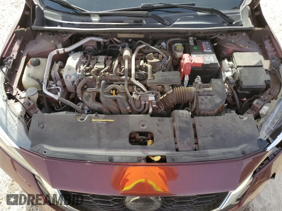 2020 Nissan Sentra SV with VIN 3N1AB8CV4LY306331, listed as a Copart auction lot 47730025 with 40,534 mi miles and Salvage Title. Bid and sale history available at carsss.com. Image 12.