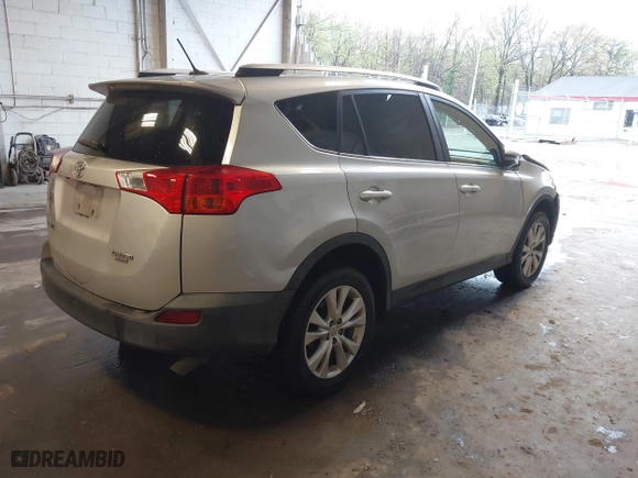 2015 Toyota RAV4 Limited with VIN JTMDFREV9FJ039553, listed as a IAAI auction lot 41975600 with 118,859 mi miles. Bid and sale history available at carsss.com. Image 4.