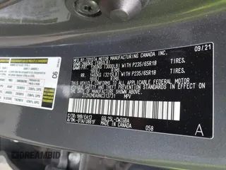 2022 Lexus RX 350 z VIN 2T2HZMDA8NC313731, wystawiony jako IAAI lot #42190259 z przebiegiem 144 177 mil mil oraz . Historia ofert i sprzedaży dostępna na DreamBid. Obrazek 9.