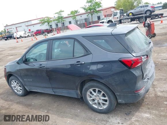 2022 Chevrolet Equinox LS with VIN 3GNAXHEVXNS213306, listed as a IAAI auction lot 42427872 with 45,527 mi miles and . Bid and sale history available at DreamBid. Image 14.