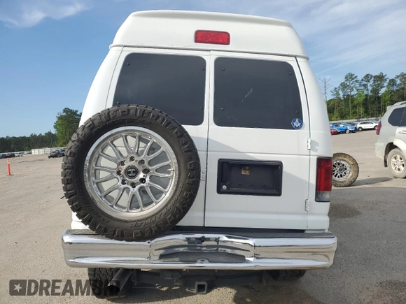 2010 Ford Econoline Cargo with VIN 1FDNE2EL2ADA03669, listed as a Copart auction lot 50614265 with 6,249 mi miles and Salvage title. Bid and sale history available at DreamBid. Image 6.